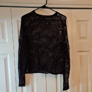 Zara Knit Mesh Top